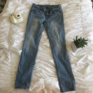 mid-rise american eagle jeggings (size 2 short)